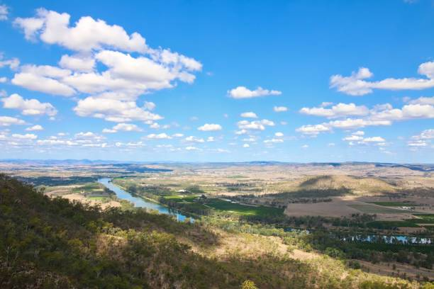 Great view from a lookout in Gayndah, Queensland, Australia.